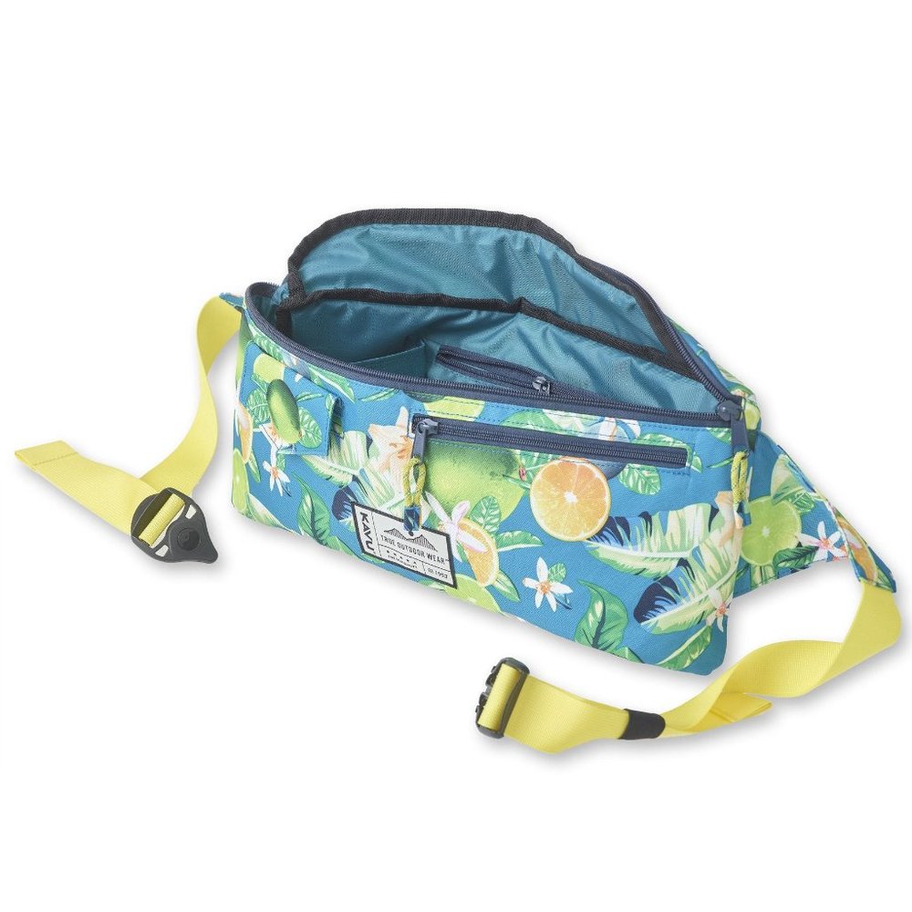 KAVU Kiyo Carryall Ocean Citrus Belt Bag Hip Sling Shoulder Bag New!